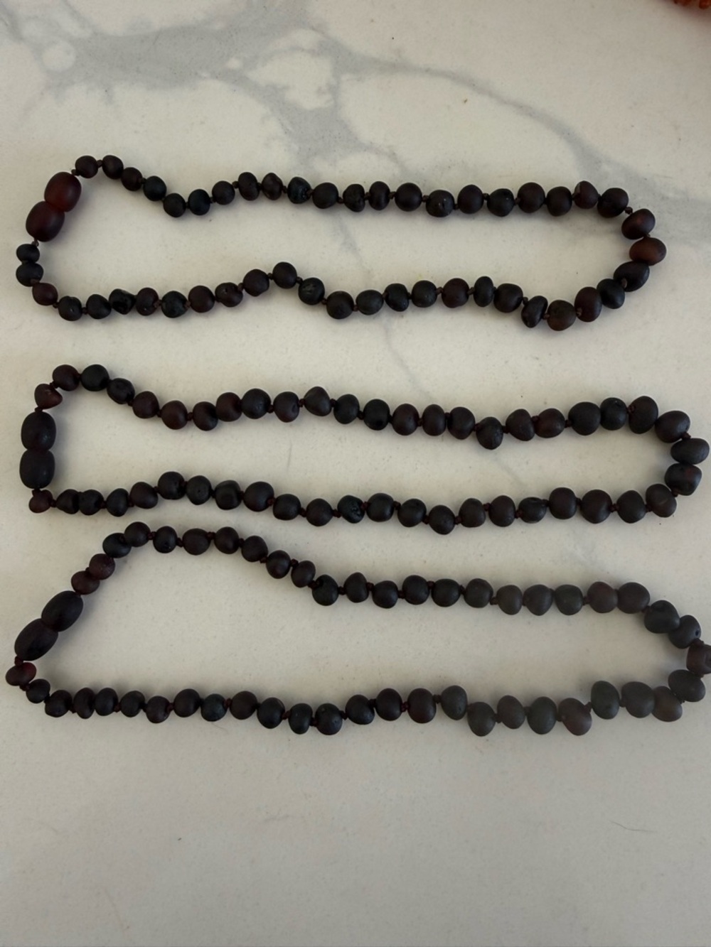 Baltic Amber Teething Necklace From Russia